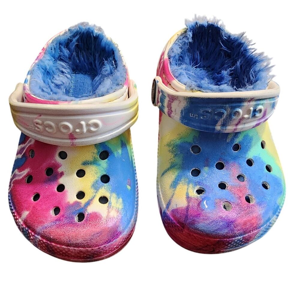 Crocs Youth Little Girls Rainbow Size C7